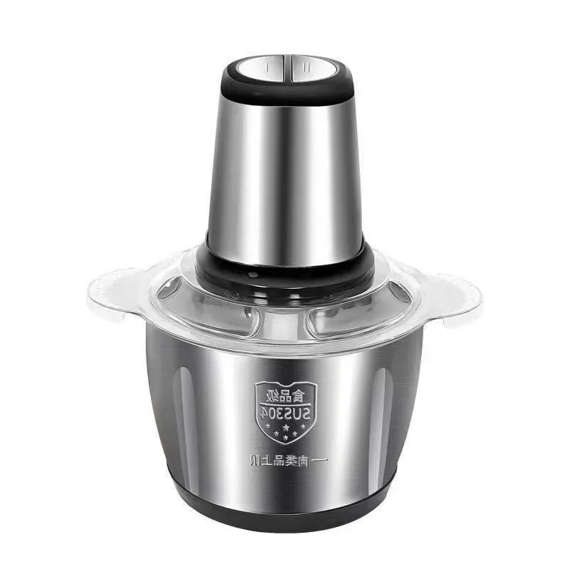 Electric Meat Grinder Stainless Steel Food Processor Chopper Kitchen Utensils Vegetable and Fruit Chopper Household Grinder