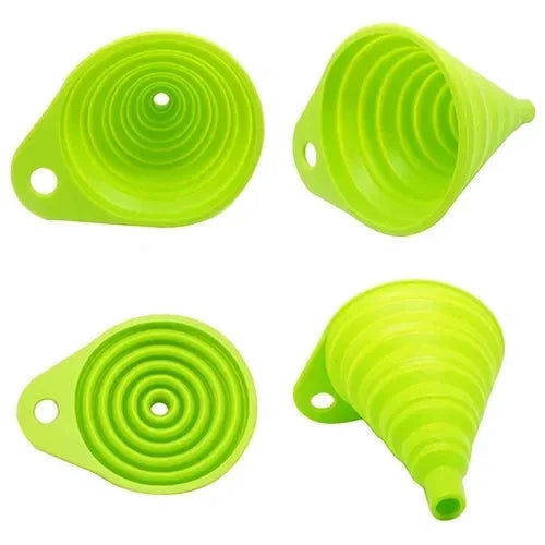 Mini Foldable Funnel Fuel Hopper Beer Oil Kitchen Accessories