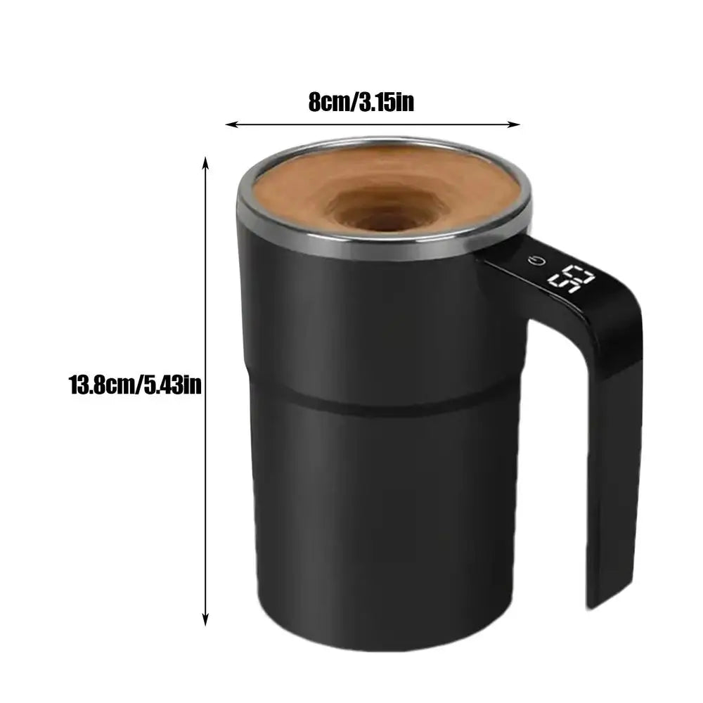 Coffee Cup Mixer - Rechargeable Stirring Mug with LCD Display